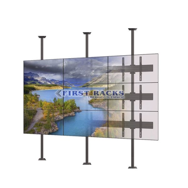 Soporte rack Video wall piso-techo - Imagen 2